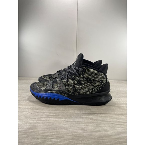 Nike Shoes Nike Kyrie 7 Grind Black Blue Athletic Basketball Shoes Mens Size 2 Poshmark